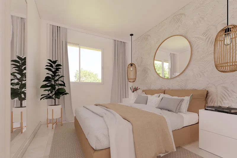 New build flat on the 2nd floor with 2 bedrooms, balcony, parking space and communal pool — photo 8