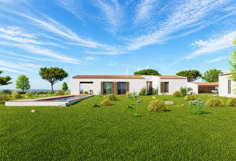 Plot with project to build a finca in Ses Salines Mas — photo 5