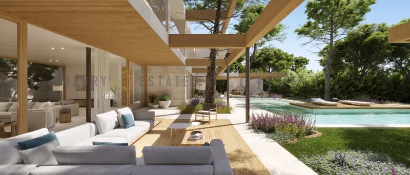 Plot in Santa Ponsa with building project for exclusive villa with pool and garden — photo 5