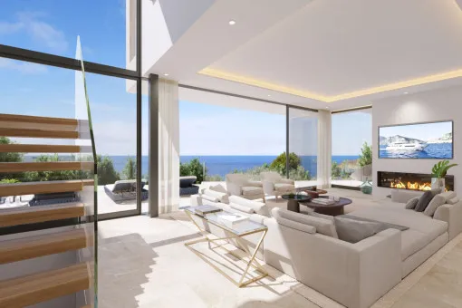 Santa Ponsa, Project of ultra-modern new-build villa with stunning sea views and overflow pool in Santa Ponsa — photo 4