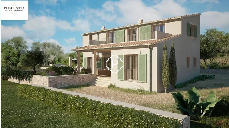 Country home project for sale in Sineu, with pool and gardens — photo 10