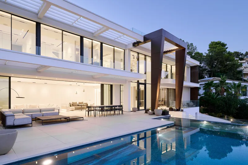 Unique new-build designer villa with fantastic views in Costa d'en Blanes — photo 1