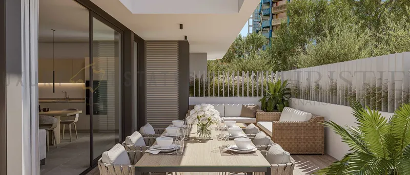 Large new build garden apartment in Cala Major — photo 2