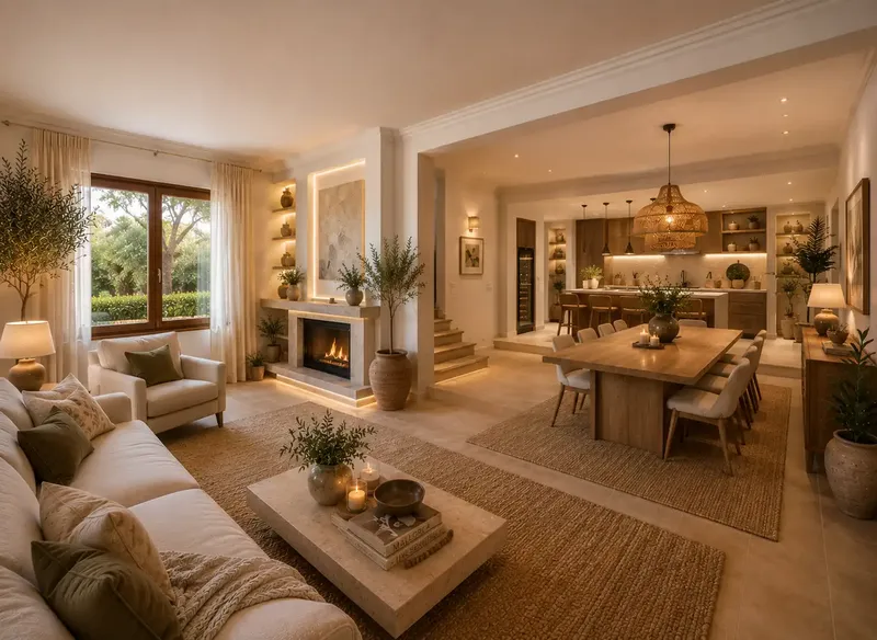 Located in a quiet and sought-after residential area of Cala Blava, just steps from the sea, this charming semi-detached Mediterranean-style villa — photo 3