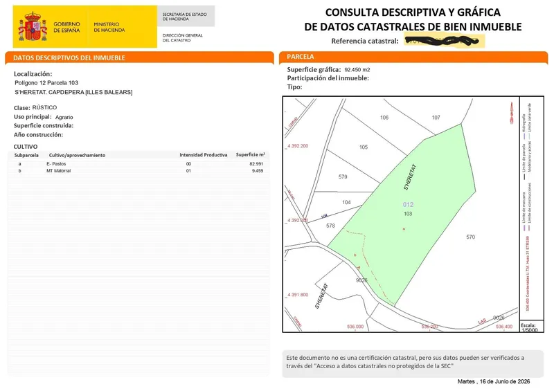 Exclusive rustic buildable plot with sea views next to Canyamel Golf Course, Capdepera — photo 6
