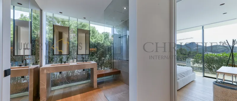 Sensational modern villa in Port Andratx on a large plot with great harbor views — photo 12