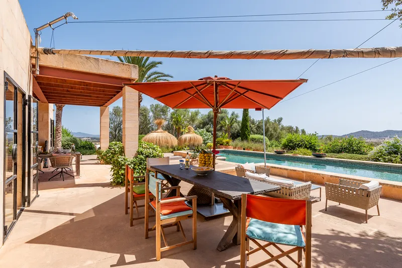 Unique natural stone finca in Porreres with fantastic panoramic views — photo 8