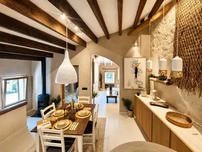 Stylishly renovated townhouse with terrace for sale in Llucmajor — photo 1