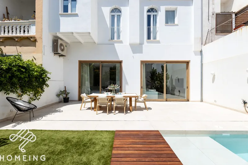 Spectacular ground floor with huge private terrace, pool and garden. A few minutes from the beach! — photo 5