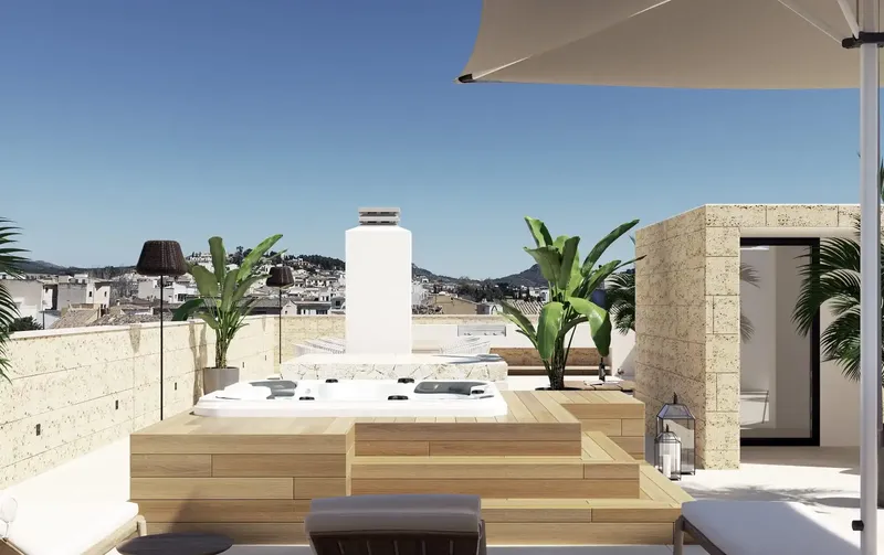 This exclusive penthouse is being built in the center of Artà and combines modern living with high-quality furniture and spectacular views — photo 3