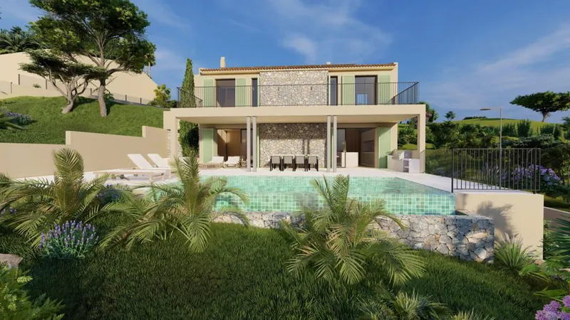 Attractive building plot with approved construction project for modern single-family home — photo 1