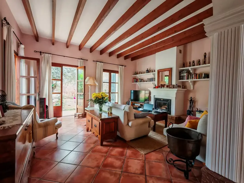 Historic village house with guest apartment, interior patio with fountain and authorized pool project — photo 12