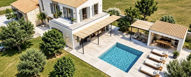 Buildable plot located in a quiet area, with a fantastic project, on the outskirts of Campos — photo 1