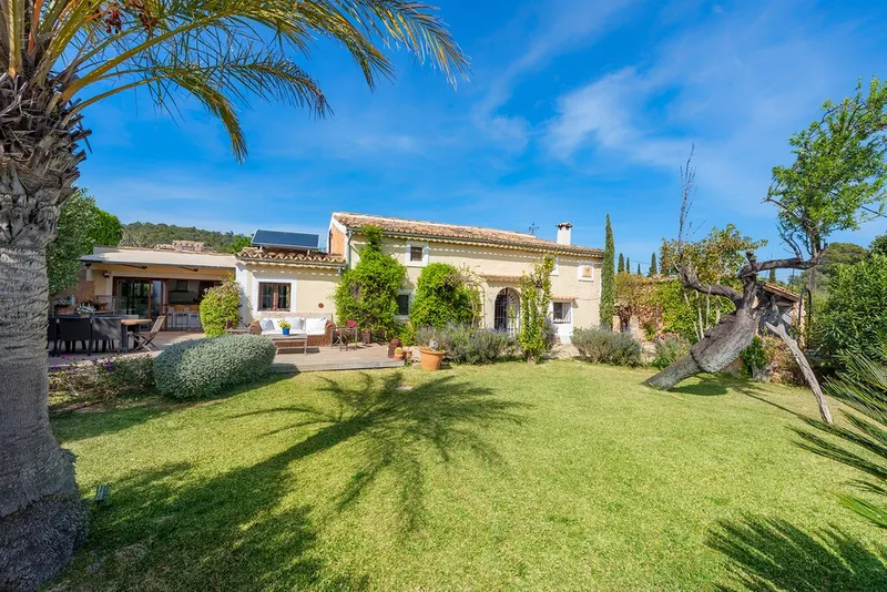Rustic style country property for sale in Santa Maria del Cami with private pool and barbecue house — photo 2