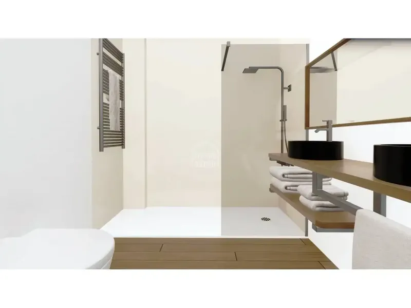 New development of 38 price-limited homes in Cala Bona, a quiet area very close to several beaches. The building will offer — photo 9