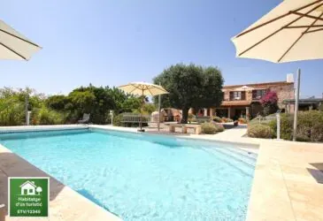 Natural stone finca with ETV licence, pool and patio refuge near Manacor – PM07400 — photo 1