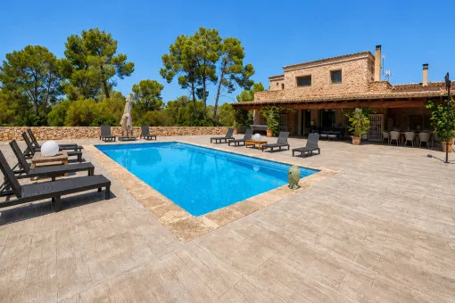 Algaida, spacious finca with guest house, pool and lots of privacy near Algaida — photo 1