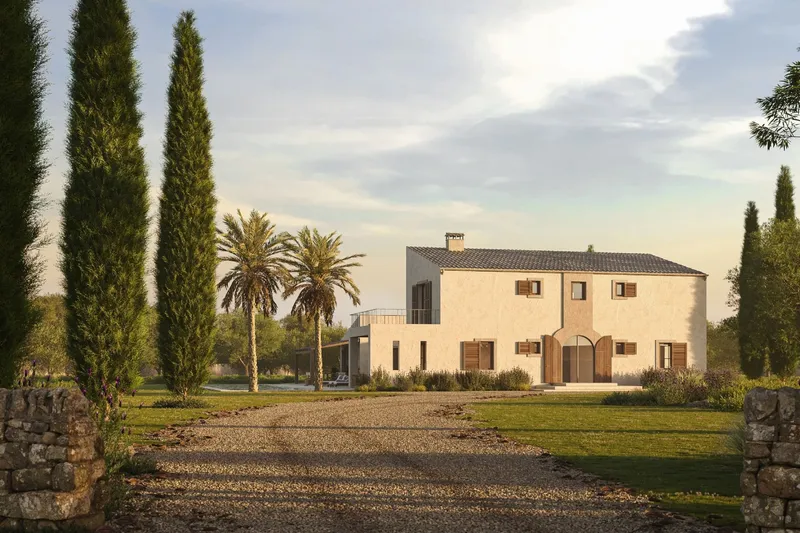 Finca plot with building permit, walking distance to Es Llombards village — photo 2