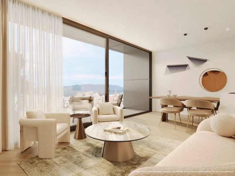 New development in Palma with pool, lift, gym, golf simulator, cinema, spa & communal boat - Palma de Mallorca - 2 Bedrooms, 65.36 m² — photo 4