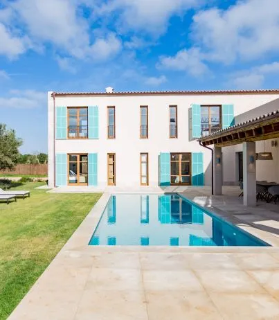 Spectacular newly built rustic finca in Santanyi — photo 1