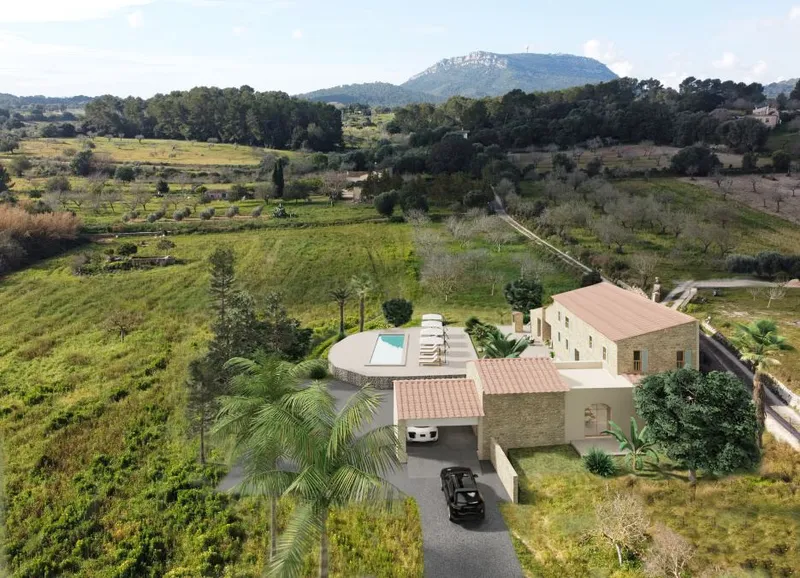 Project of a modern and luxurious country house of new construction on the outskirts of [...] — photo 4