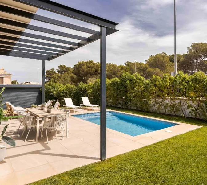 New semi-detached house with pool for sale in Puig de Ros — photo 1