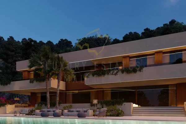 Fantastic plot in Son Vida with project and sea views — photo 4