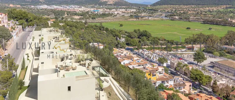 New build apartment in Santa Ponsa with large balcony and communal pool — photo 11