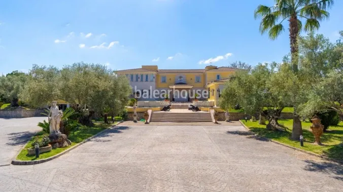 Impressive villa with noble architecture on a large plot of land surrounded by the green landscape. — photo 2