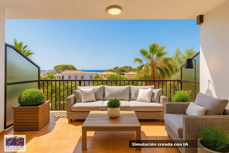 Renovated apartment with terrace and pool steps from the beach – Puerto de Alcudia — photo 1