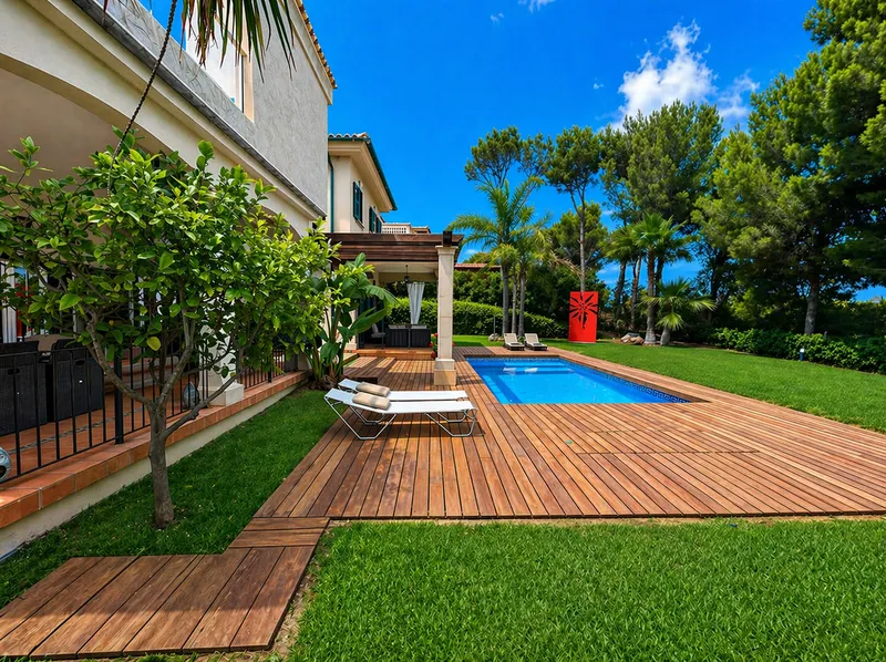 Beautiful villa in elegant style next to the golf club in Cala Vinyas — photo 2