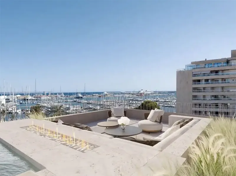 Excellent townhouse with harbour views in a unique newly built complex in Es Jonquet — photo 1