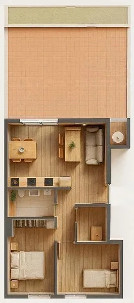 Ground floor apartment - Palma de Mallorca (Pere Garau), Built Surface 55.4m², 2 Bedrooms, 1 Bathrooms — photo 5