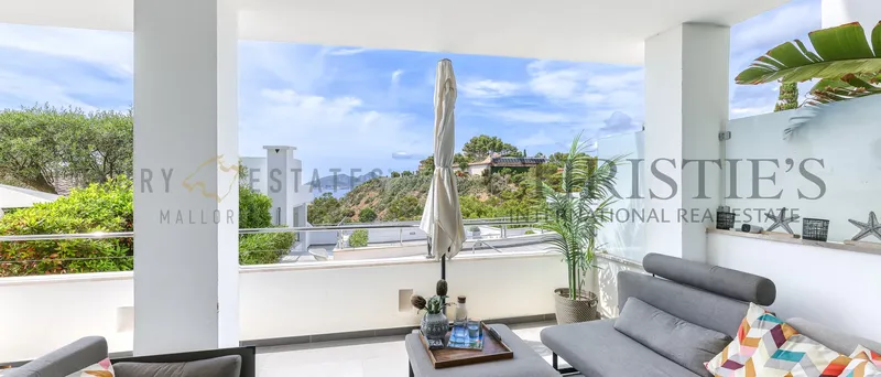 Modern sea view apartment in Port Andratx with terrace and garden — photo 3