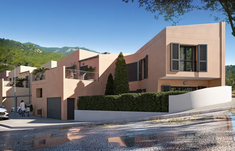 Magnificent new development of townhouses to be delivered in two floors, with architecture of the most authentic Mallorcan style — photo 7