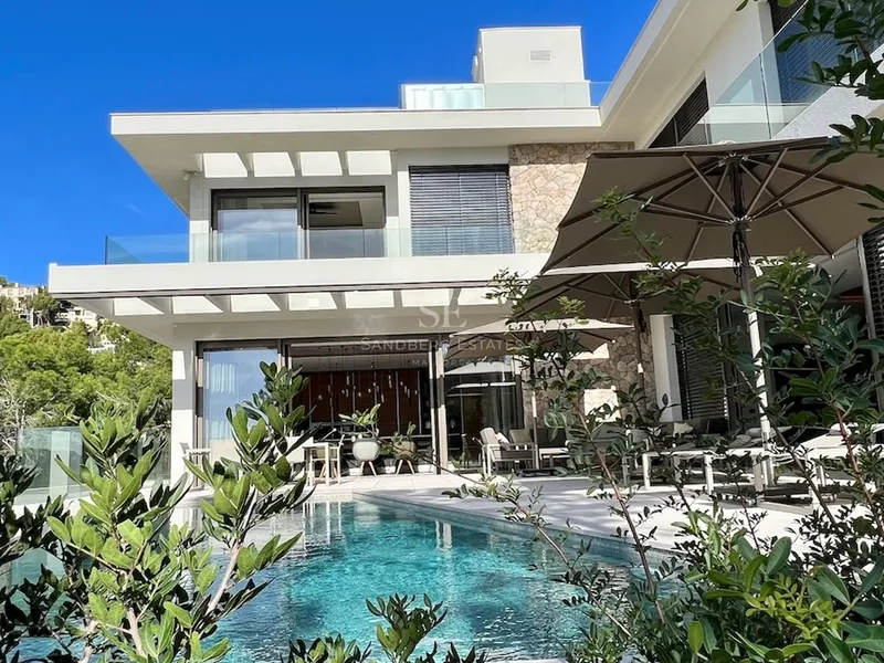 New Villa with Sea Views & Guest Apartment for Sale in Port Andratx — photo 1
