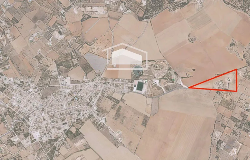 Buildable rustic plot of 16,237 m² in Ses Salines with approved project — photo 3