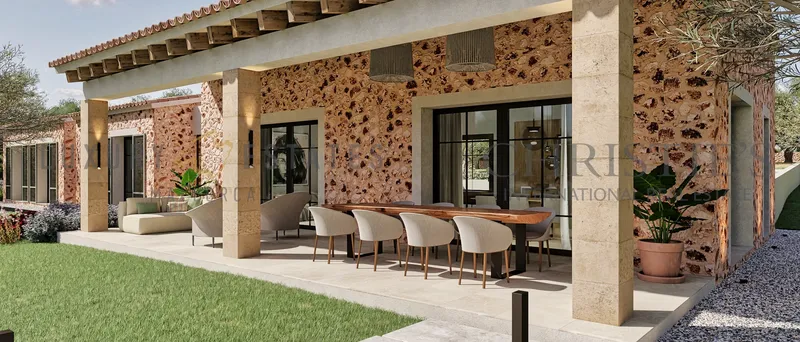 Modern new build natural stone finca near Santa Maria on Mallorca — photo 4