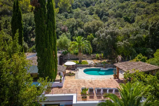 Pollensa, rustic finca on a hillside in absolute tranquility with pool, rental license and close to the old town of Pollensa — photo 8