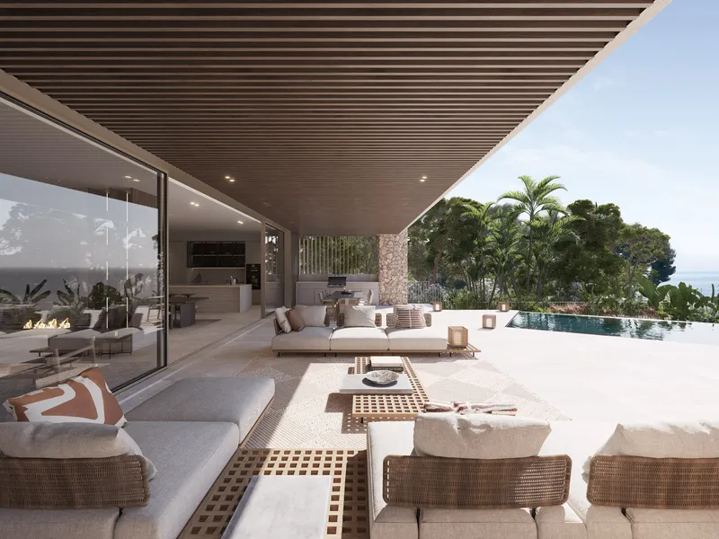 Newly built villa with sea views, pool and luxury design in Costa d'en Blanes — photo 3
