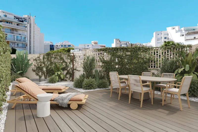 Apartment in Palma - Large terrace with city view — photo 5