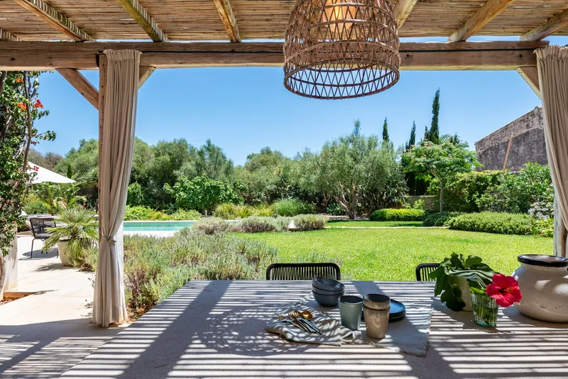 Design village house with guest apartment and finca charm in Ses Salines — photo 8