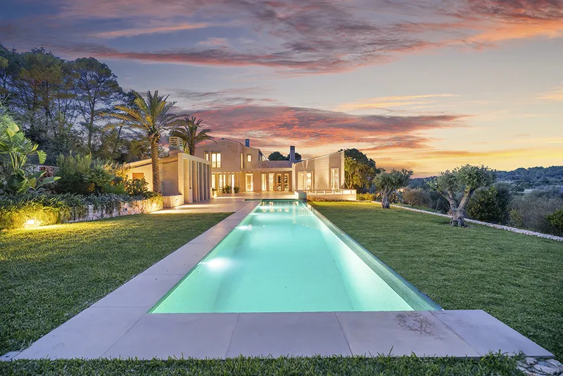 Impressive modern finca in an idyllic location in Es Carritxo, Cala d'Or Mas — photo 1