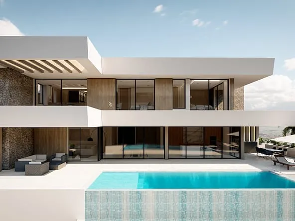 Stunning modern villa with panoramic views in Sa Font Seca — photo 1