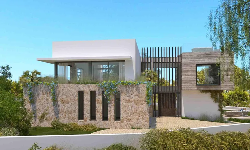 Modern project of contemporary style villa Cala Vinyas — photo 5