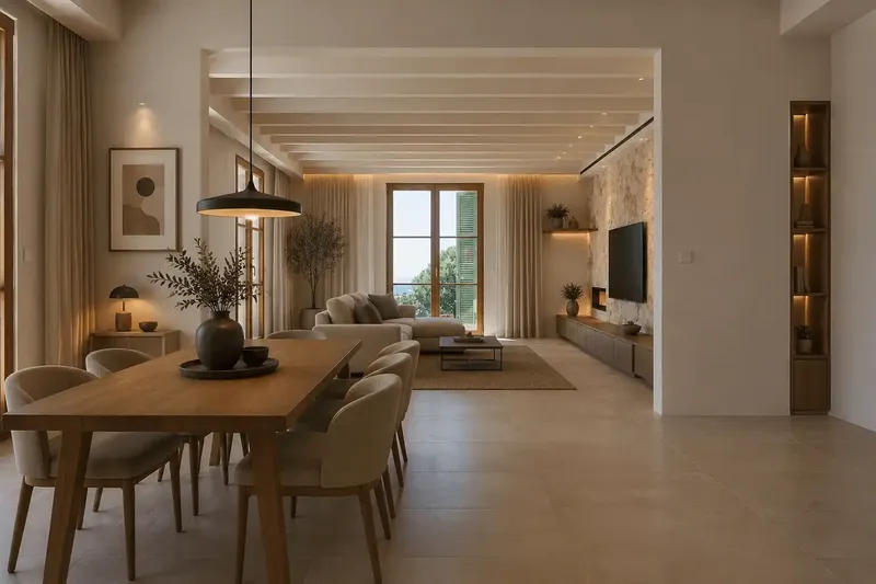 Between the popular coastal town of Cala Millor and the emblematic local mountain, Na Penyal, an exceptional newly built finca awaits you — photo 3