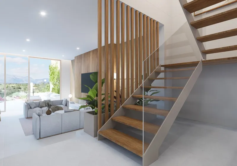Contemporary style house for sale in Llubi with various terraces and covered terrace — photo 9