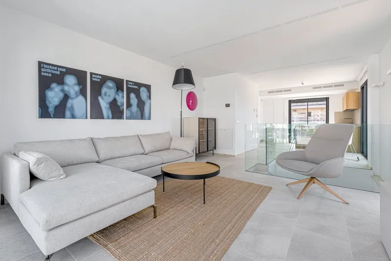 Penthouse in Playa de Palma - rooftop terrace with pool and partial sea views — photo 4