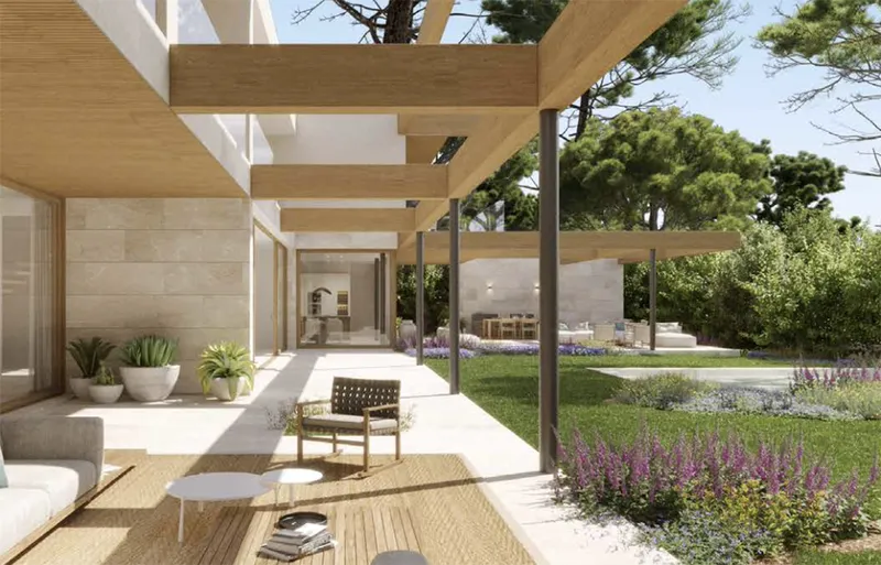 Investment plot with project for 3 luxury villas in Santa Ponsa Mas — photo 6