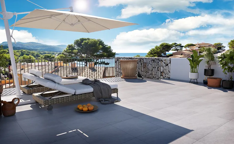 New apartment with large terrace in idyllic location in San Telm — photo 8